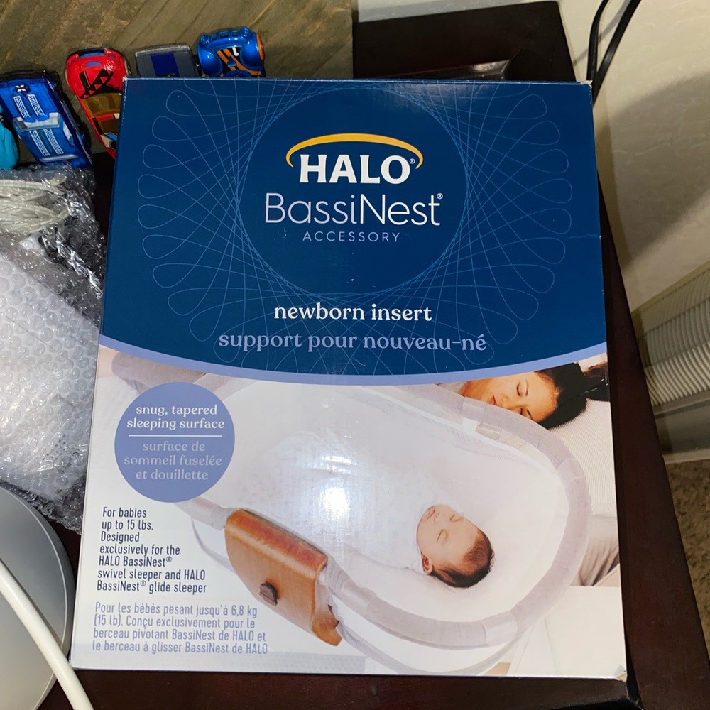 🌟 Halo 🌟 BassiNest Newborn Insert White